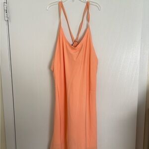 Peach Sleeveless Dress